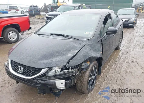 2014 Honda Civic Ex z USA, uszkodzony, nr VIN 19XFB2F86EE207794
